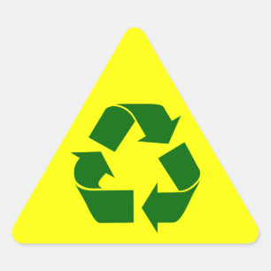 recyclen : waarschuwingssticker sticker