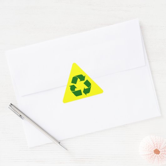recyclen : waarschuwingssticker sticker (Envelop)