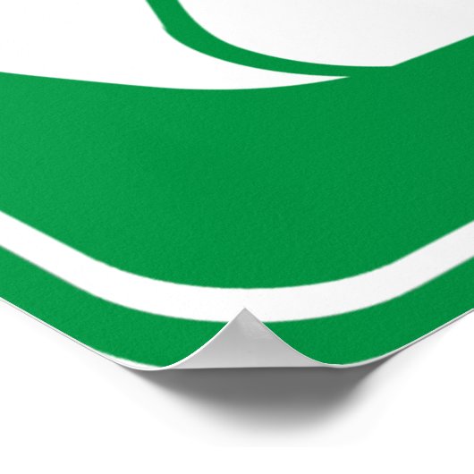 Recyclen wegmarkering poster (Hoek)