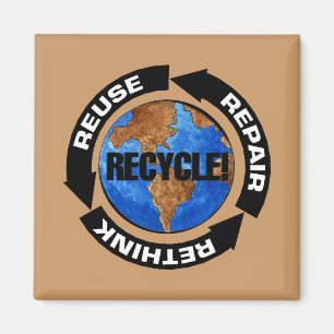 Recyclen Worldt Magneet