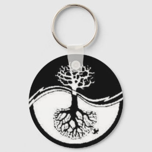 RECYCLEN YIN YANG TREE SLEUTELHANGER