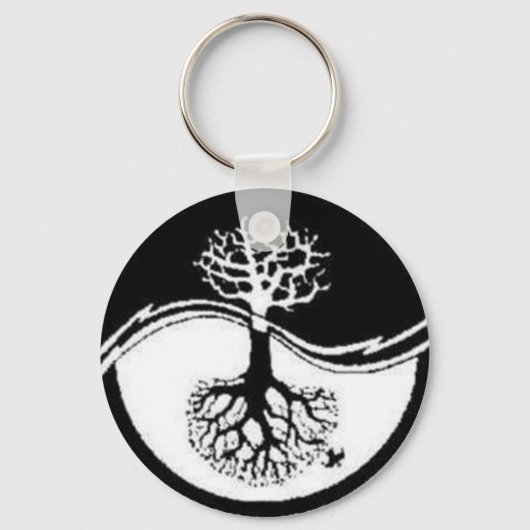 RECYCLEN YIN YANG TREE SLEUTELHANGER (Voorkant)