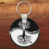 RECYCLEN YIN YANG TREE SLEUTELHANGER (Voorkant)