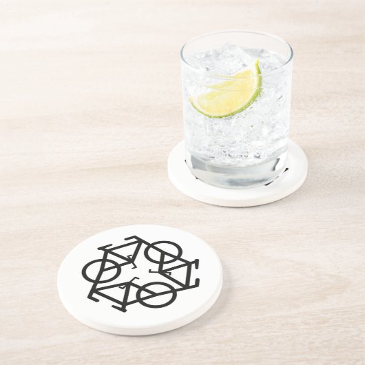 Recyclen zandsteen Onderzetter (Zijkant)