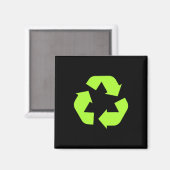 Recycles Aarde Milieuduurzaamheid Recycling Magneet (Voorkant / Achterkant)
