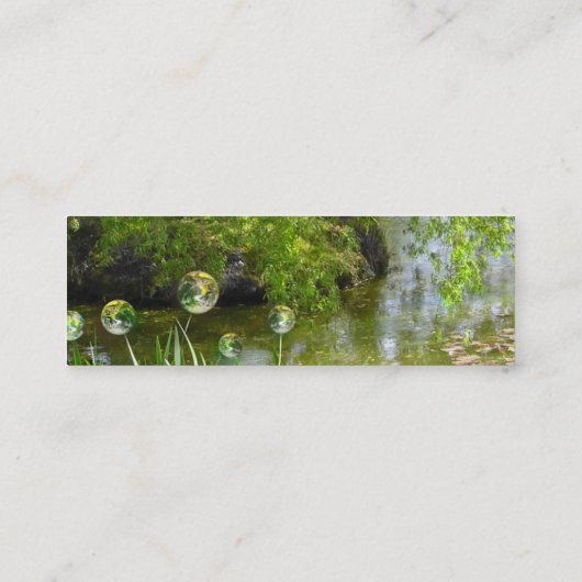 Recycling Aarde Mini Visitekaartje (Achterkant)