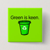 Recycling Awareness Button | Pin (Voorkant)