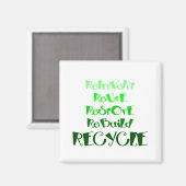 Recycling Awareness Magnet (Voorkant / Achterkant)