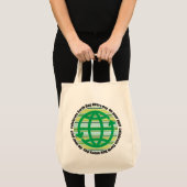 Recycling Awareness Reused Grocery Canvas tas (Voorkant (product))