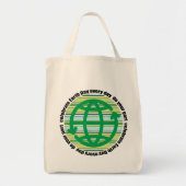 Recycling Awareness Reused Grocery Canvas tas (Voorkant)