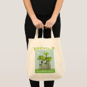 Recycling Awareness Reused Grocery Canvas tas (Voorkant (product))