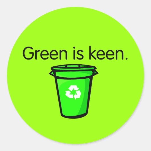 Recycling Awareness Sticker (Voorkant)