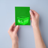 recycling-bin-307684 recyclingvuilnisbeltje leeg s flyer (Hand)