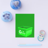 recycling-bin-307684 recyclingvuilnisbeltje leeg s flyer (Enkel)