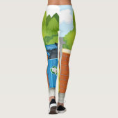 Recycling Bins Leggings vuilnis (Achterkant)