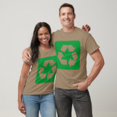 Recycling Bord - Gras Groen T-shirt (Unisex)