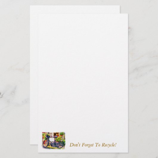 RECYCLING BRIEFPAPIER (Voorkant / Achterkant)