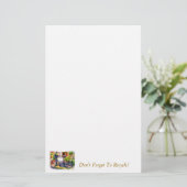 RECYCLING BRIEFPAPIER (Staand voorkant)