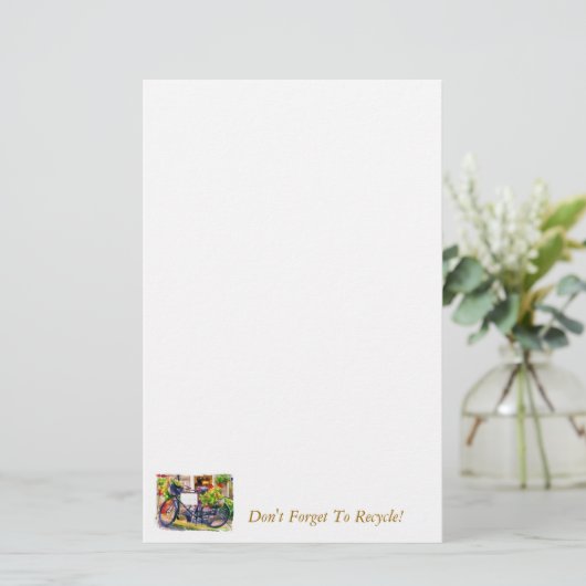 RECYCLING BRIEFPAPIER (Staand voorkant)