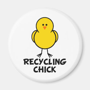 Recycling Chick Magneet