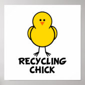 Recycling Chick Poster (Voorkant)