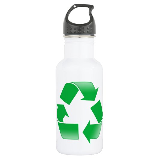 Recycling CLASSIC RECYCLEN SYMBOL Waterfles (Voorkant)