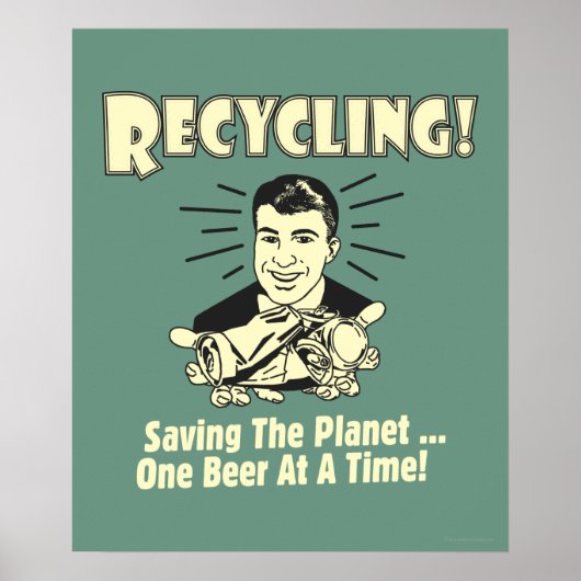 Recycling: de planeet redden poster (Voorkant)