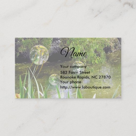 Recycling Earth Visitekaartje (Voorkant)