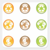 Recycling Elements Stickers (Voorkant)