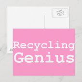 Recycling Genius Gifts Briefkaart (Voorkant / Achterkant)