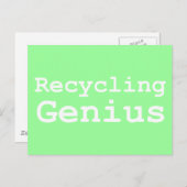 Recycling Genius Gifts Briefkaart (Voorkant / Achterkant)