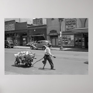 Recycling in de jaren dertig poster