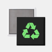 Recycling Logo milieuactivist Recyclen EA Magneet (Voorkant / Achterkant)