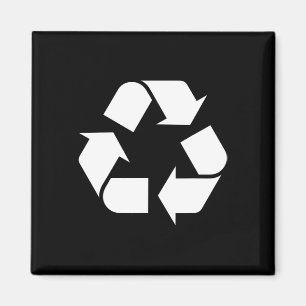 Recycling Logo Recyclen symbool Earth Day Jongens Magneet