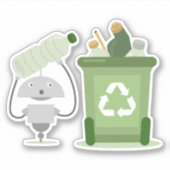 Recycling Mia Sticker (Voorkant)
