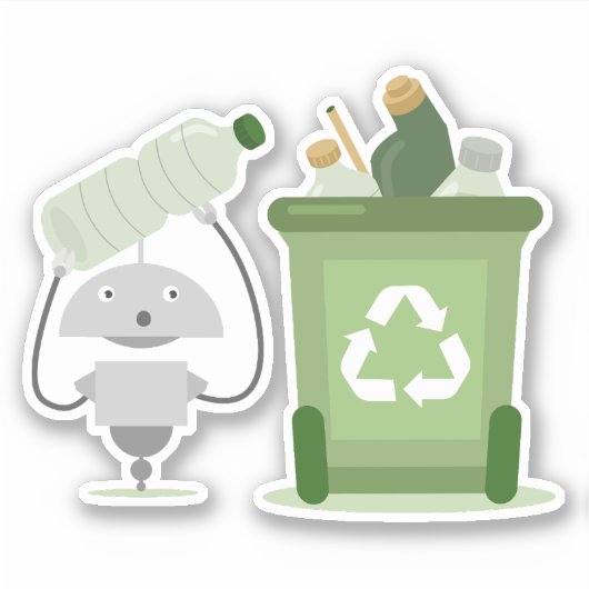 Recycling Mia Sticker (Voorkant)