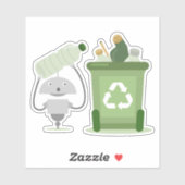 Recycling Mia Sticker (Vel)