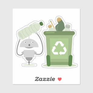 Recycling Mia Sticker