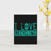 Recycling Milieuactivist Recyclist EART Kaart (Gele Bloem)