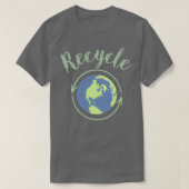 Recycling om de planeet te redden t-shirt (Design voorkant)