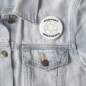 Recycling Pin 01 Ronde Button 5,7 Cm (In situ)