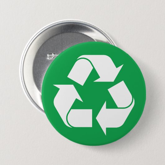 Recycling Ronde Button 7,6 Cm (Voorkant /achterkant)