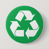 Recycling Ronde Button 7,6 Cm (Voorkant)