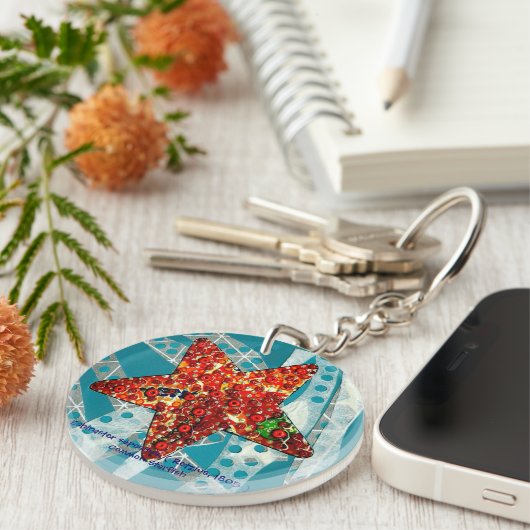 Recycling Starfish Sleutelhanger (Voorkant Rechts)