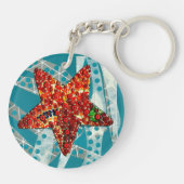 Recycling Starfish Sleutelhanger (Achterkant)