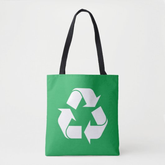 Recycling Sticker Tote Bag (Voorkant)
