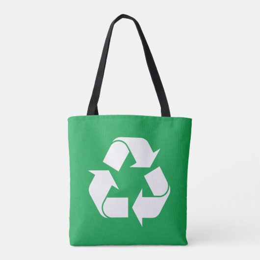 Recycling Sticker Tote Bag (Achterkant)