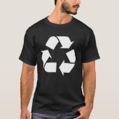 Recycling Symbool Recyclen geen prullenbak T-shirt (Voorkant)