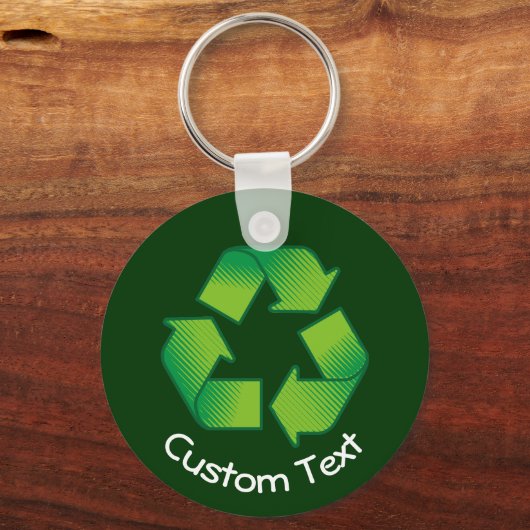 Recycling Symbool Sleutelhanger (Voorkant)