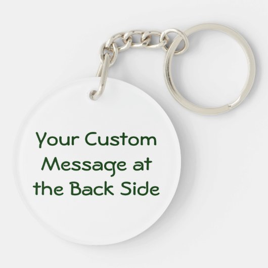 Recycling Symbool Sleutelhanger (Achterkant)